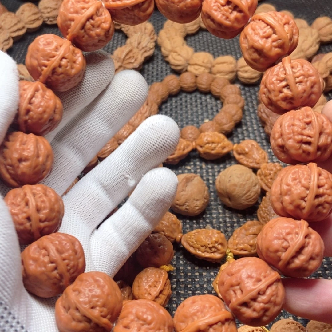 文玩核桃手串磨盘粗筋手持