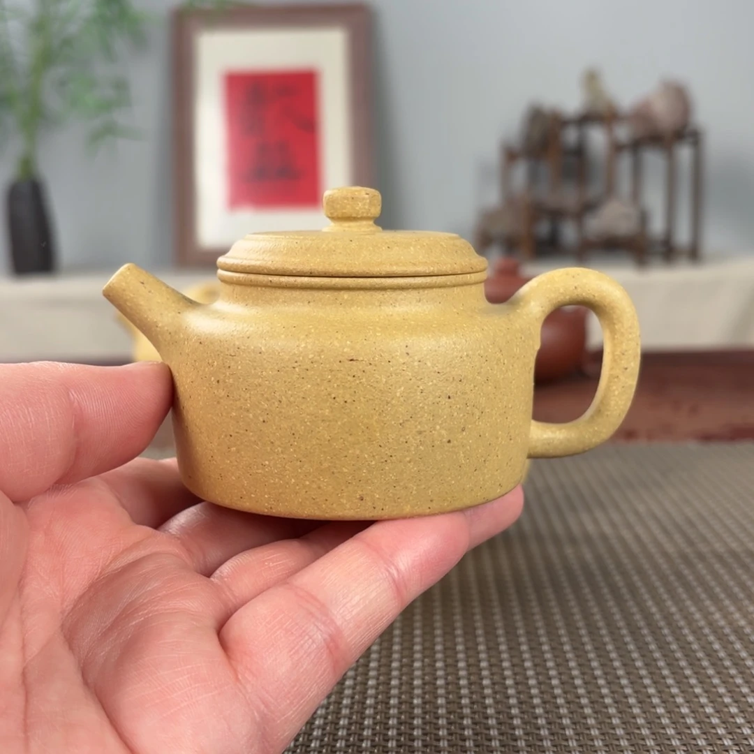 紫砂茶壶微瑕黄龙山原矿紫砂壶