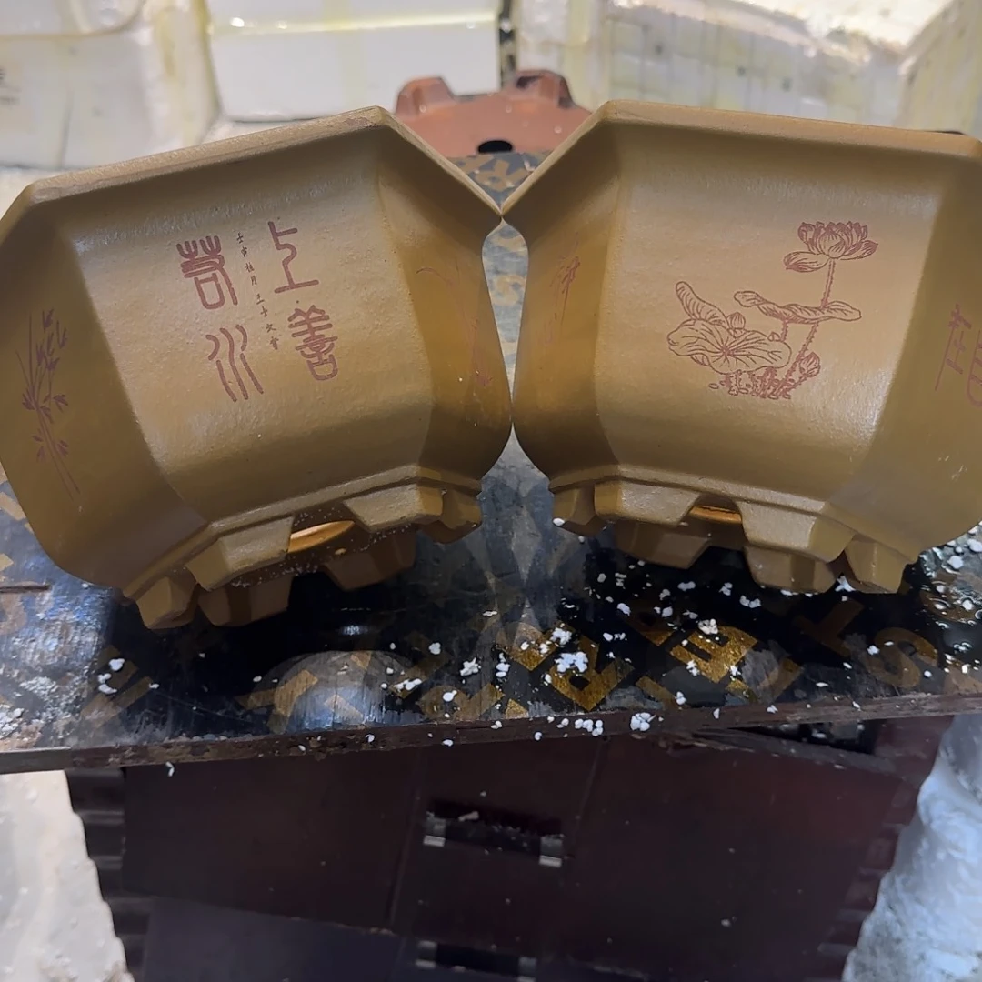 紫砂花盆口径24.15口径