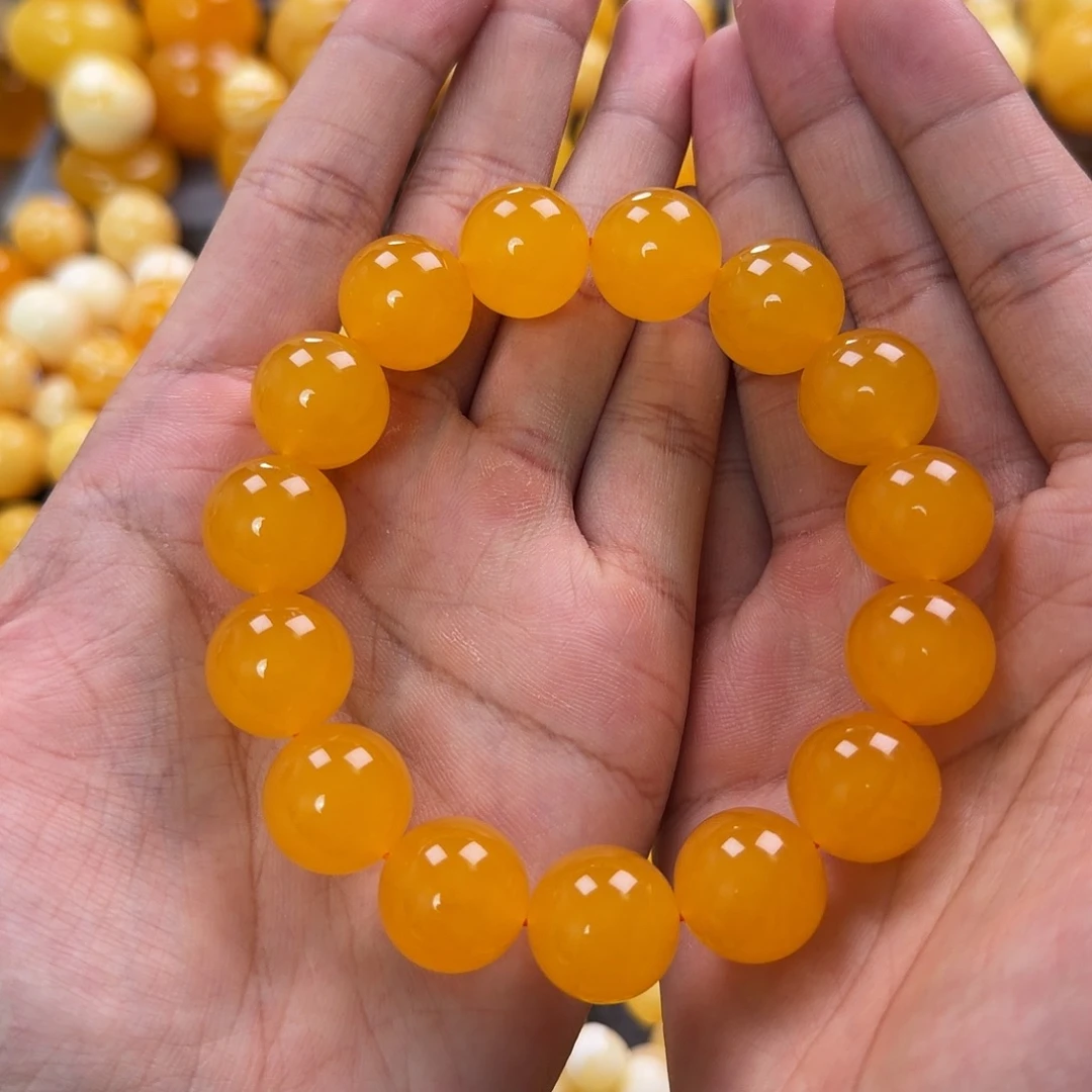 琥珀未镶嵌珠宝奇石16mm同料