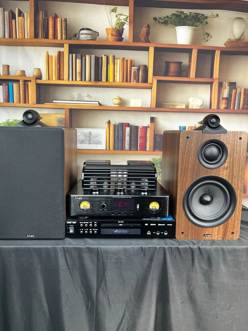 JOGK AV-880胆机 A3音响三分频组合音响套装HiFi鹦鹉螺子弹头高端