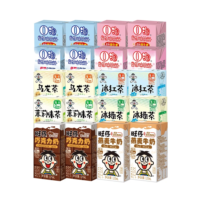 【蔡旺庭专属】旺旺O泡果奶+茶饮料+巧克力奶+燕麦牛奶组合共20盒