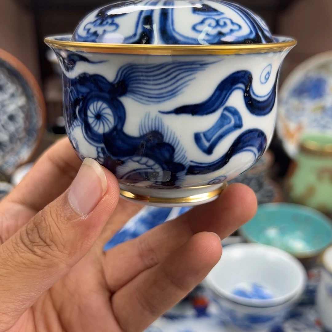 A***大瓷片景德镇手工手绘陶瓷
