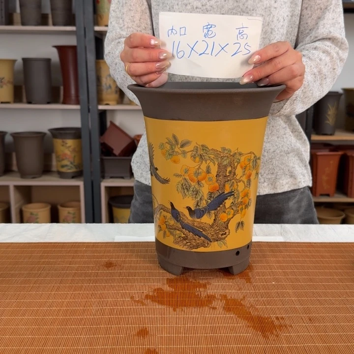 紫砂紫砂花盆破损补发