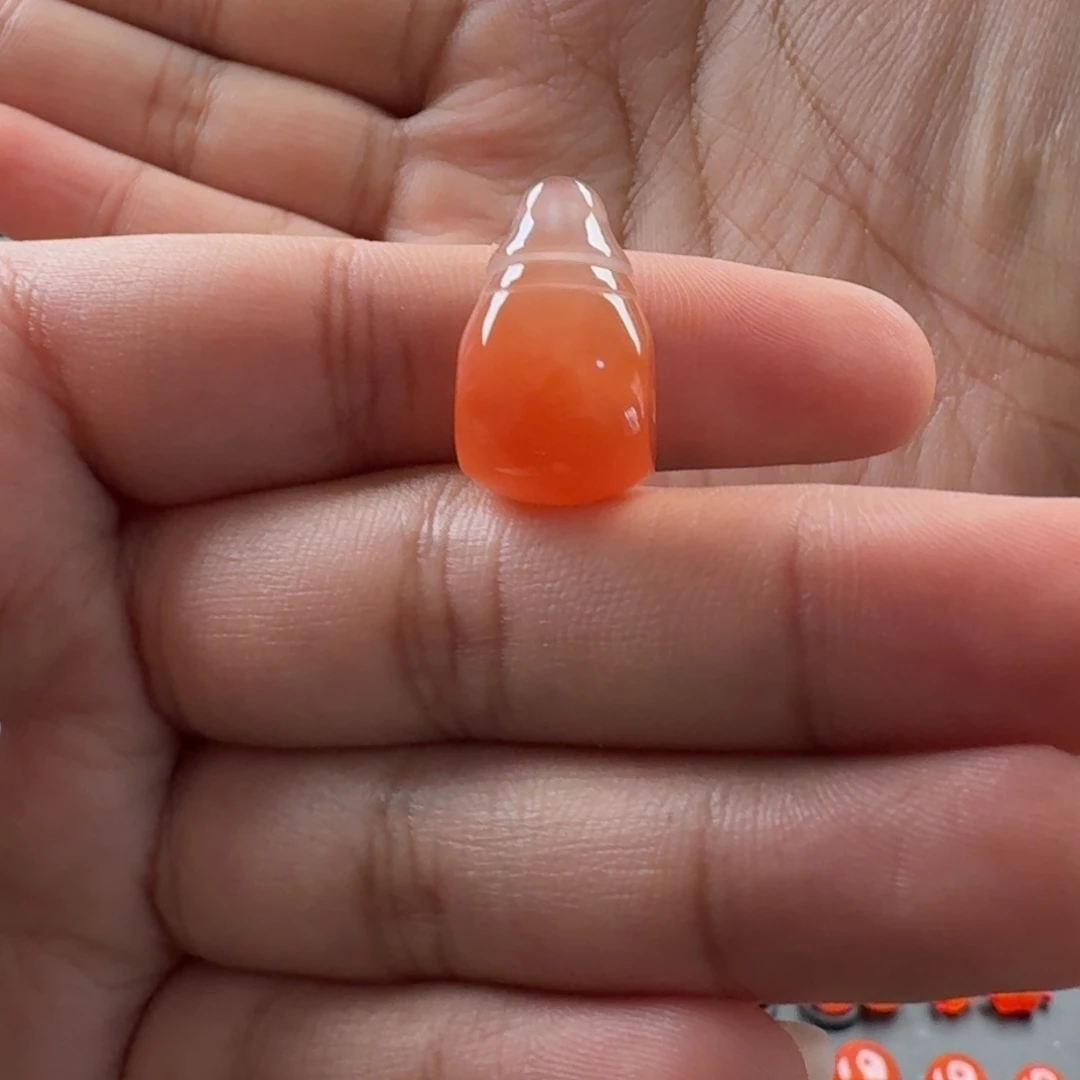 南红玛瑙未镶嵌三通11.9mm