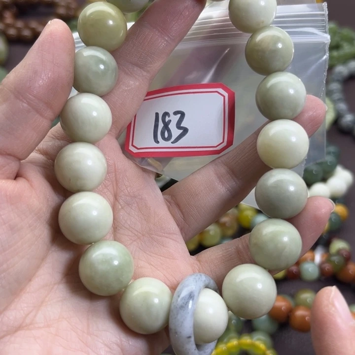 蛇纹石玉未镶嵌手链