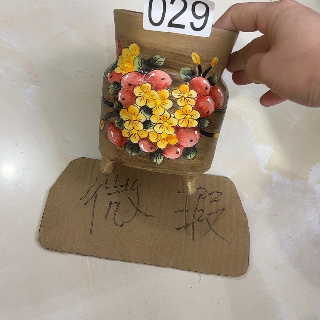 景德镇炫彩手绘口9高13.5