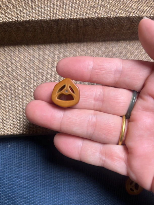 橄榄核 囧脸手串