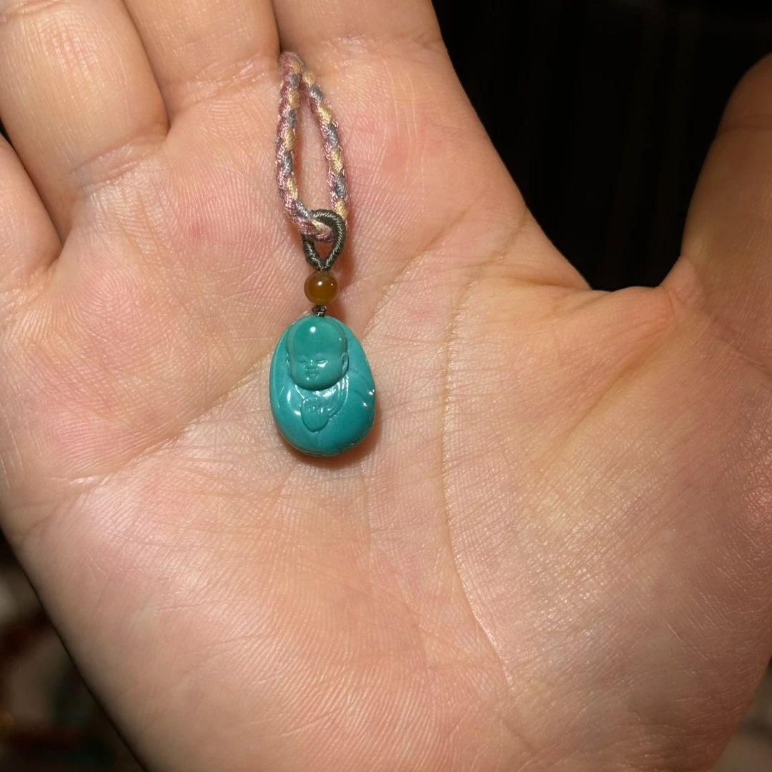 左边婷姐丨绿松石吊坠 （）