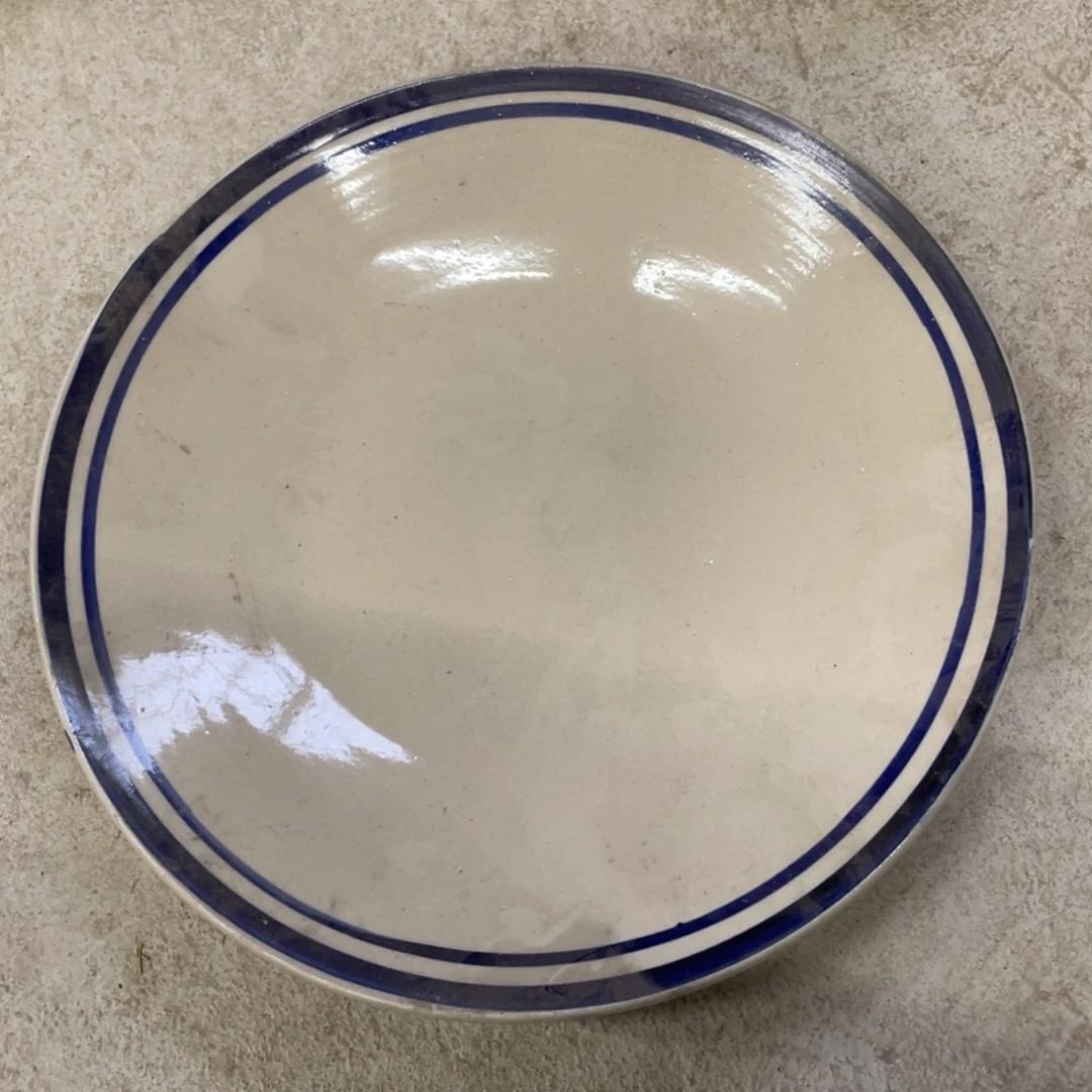 盘瓷器微瑕口径24