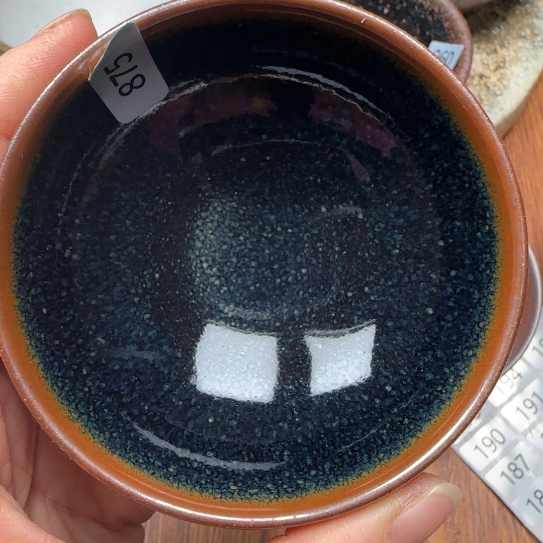 柴烧建盏茶盏茶杯875