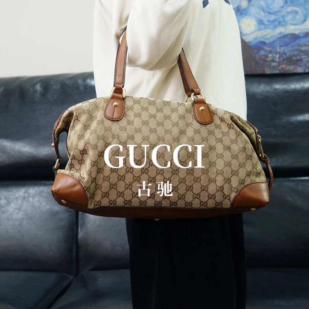 95新 GUCCI/古驰 老花单肩包包/CZ02412559/2559