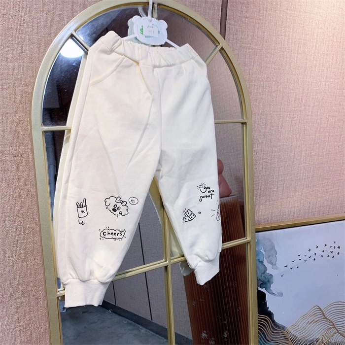 Z324   宝宝单层卫裤  春款