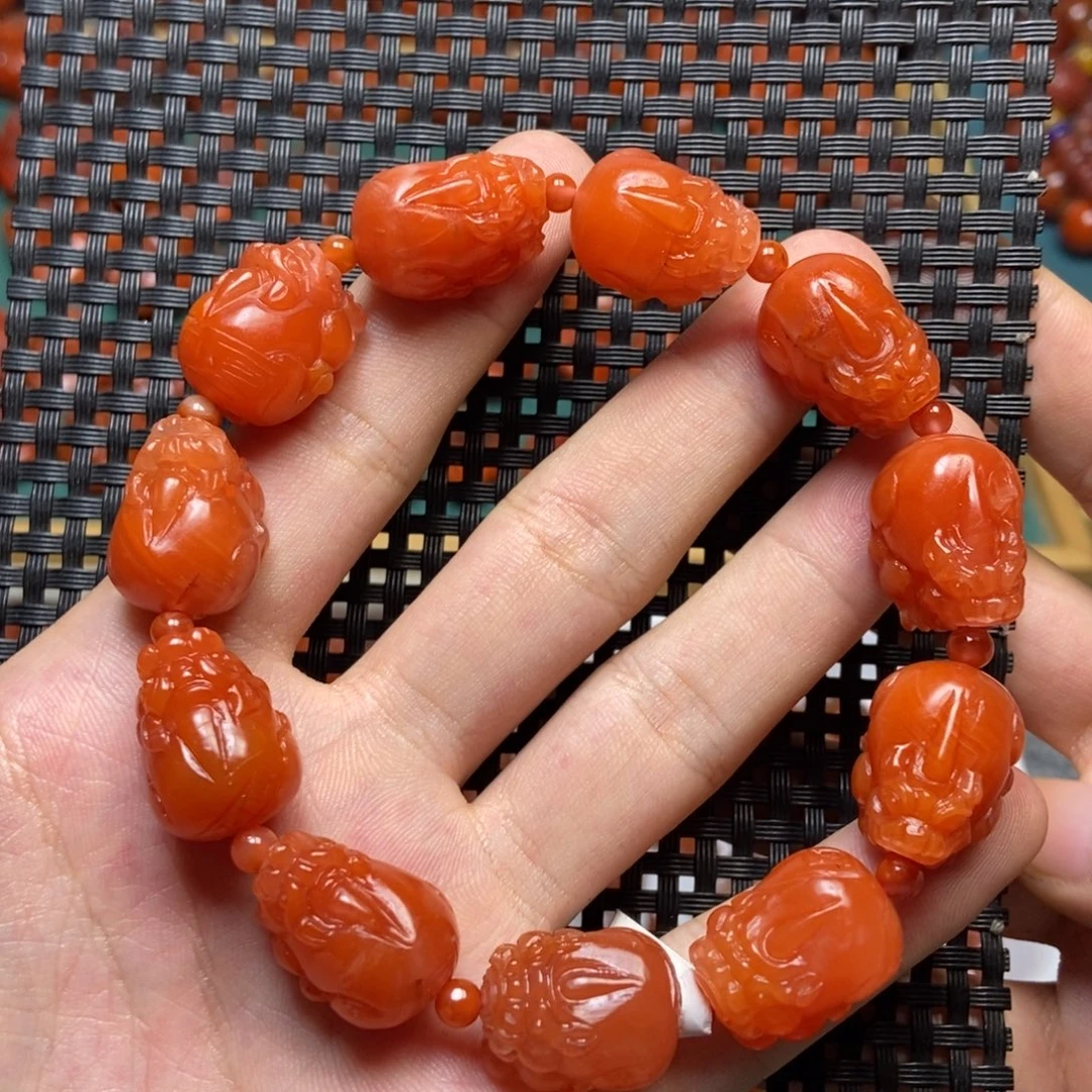 南红玛瑙未镶嵌手串