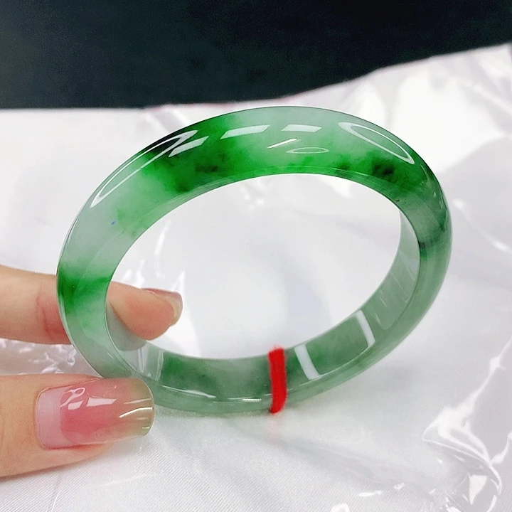 翡翠未镶嵌手镯圈56.2，17032