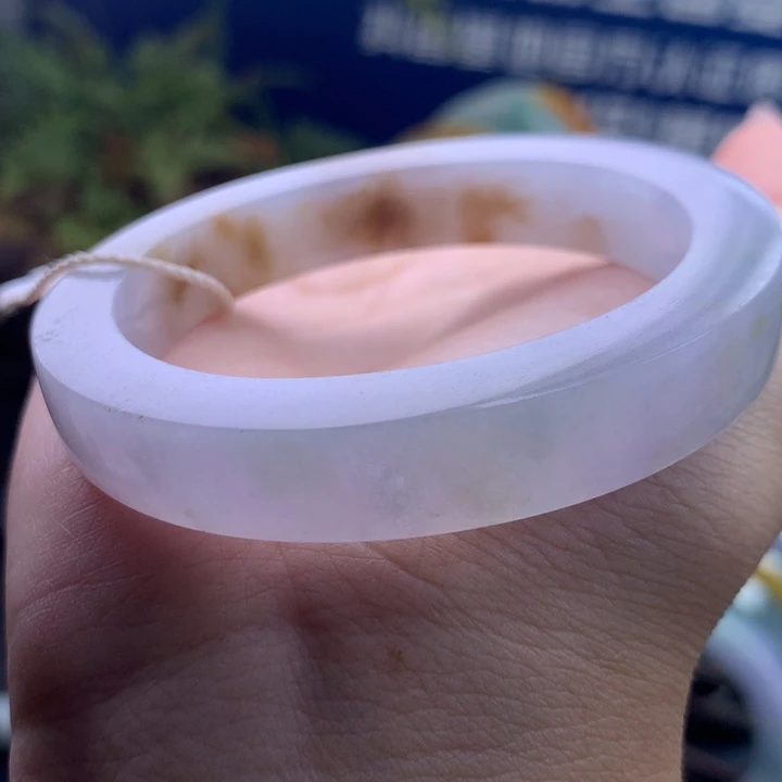 定制翡翠未镶嵌手镯不退不换贵妃