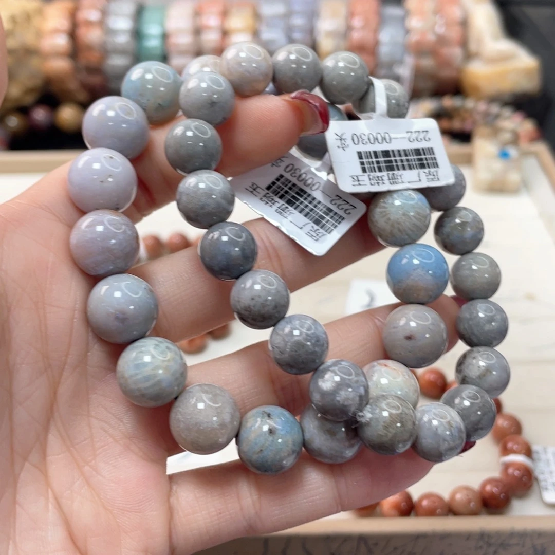 硅化珊瑚（珊瑚玉）手链未镶嵌无*疯852