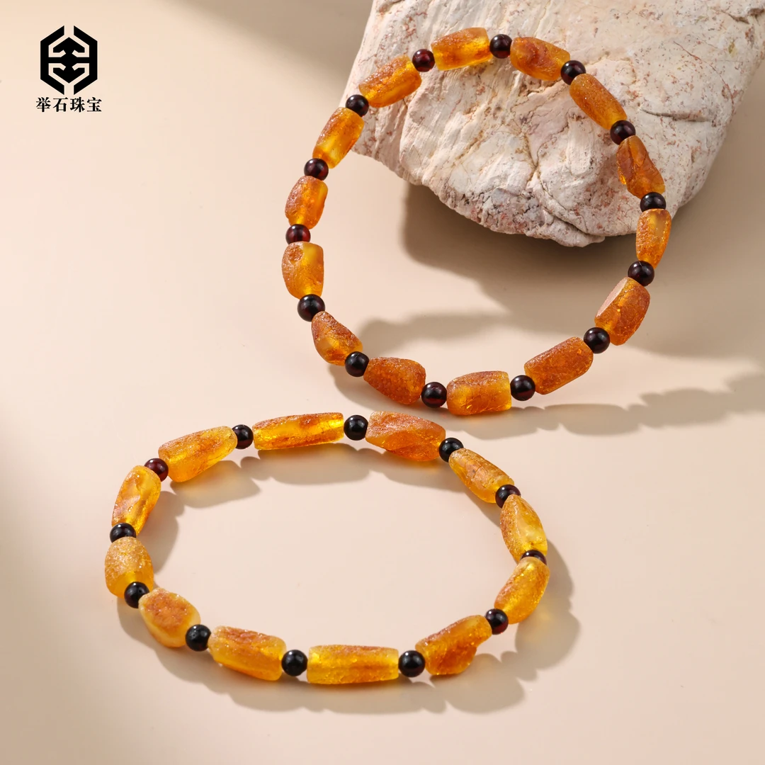 【举石珠宝】T0524-1195-41蜜蜡手串（一件/多样性发）I