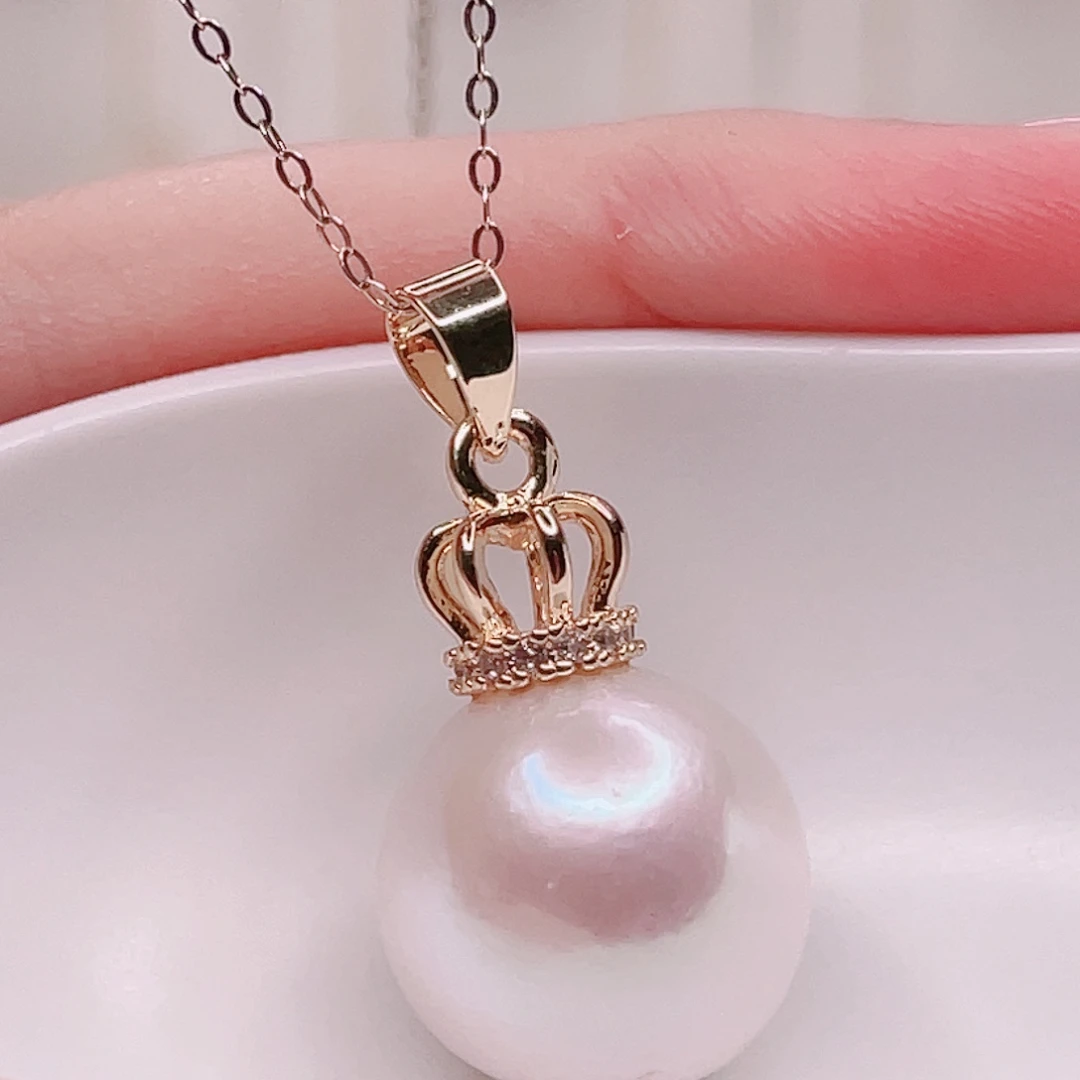淡水珍珠吊坠(赠链)合金