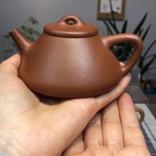 紫砂茶壶全手工石瓢220c c