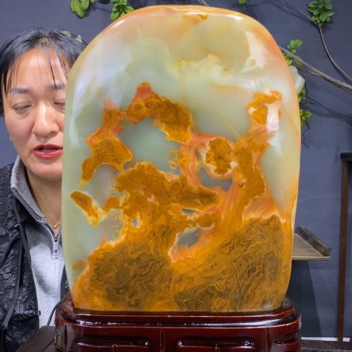 石材精品古青石摆件