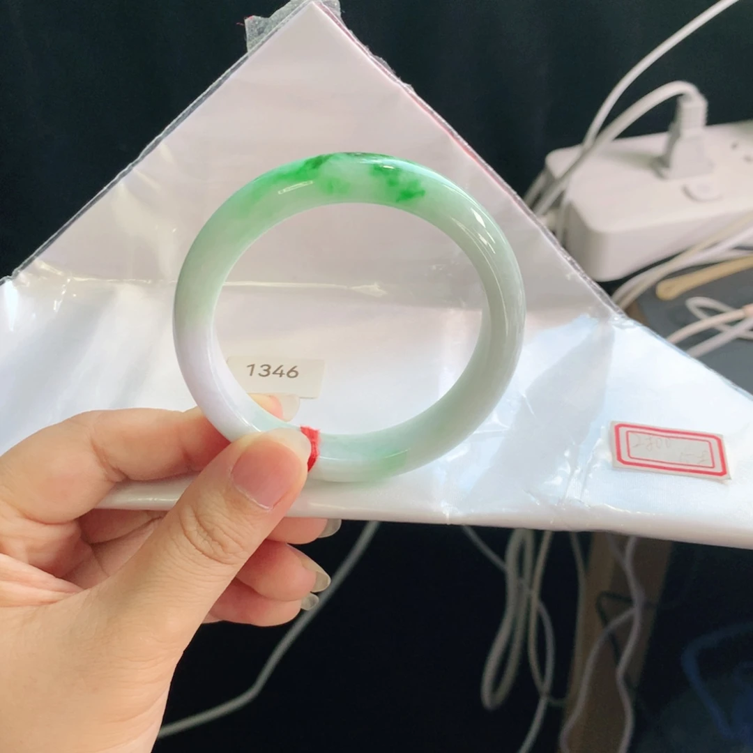 秋***槿未镶嵌手镯翡翠03