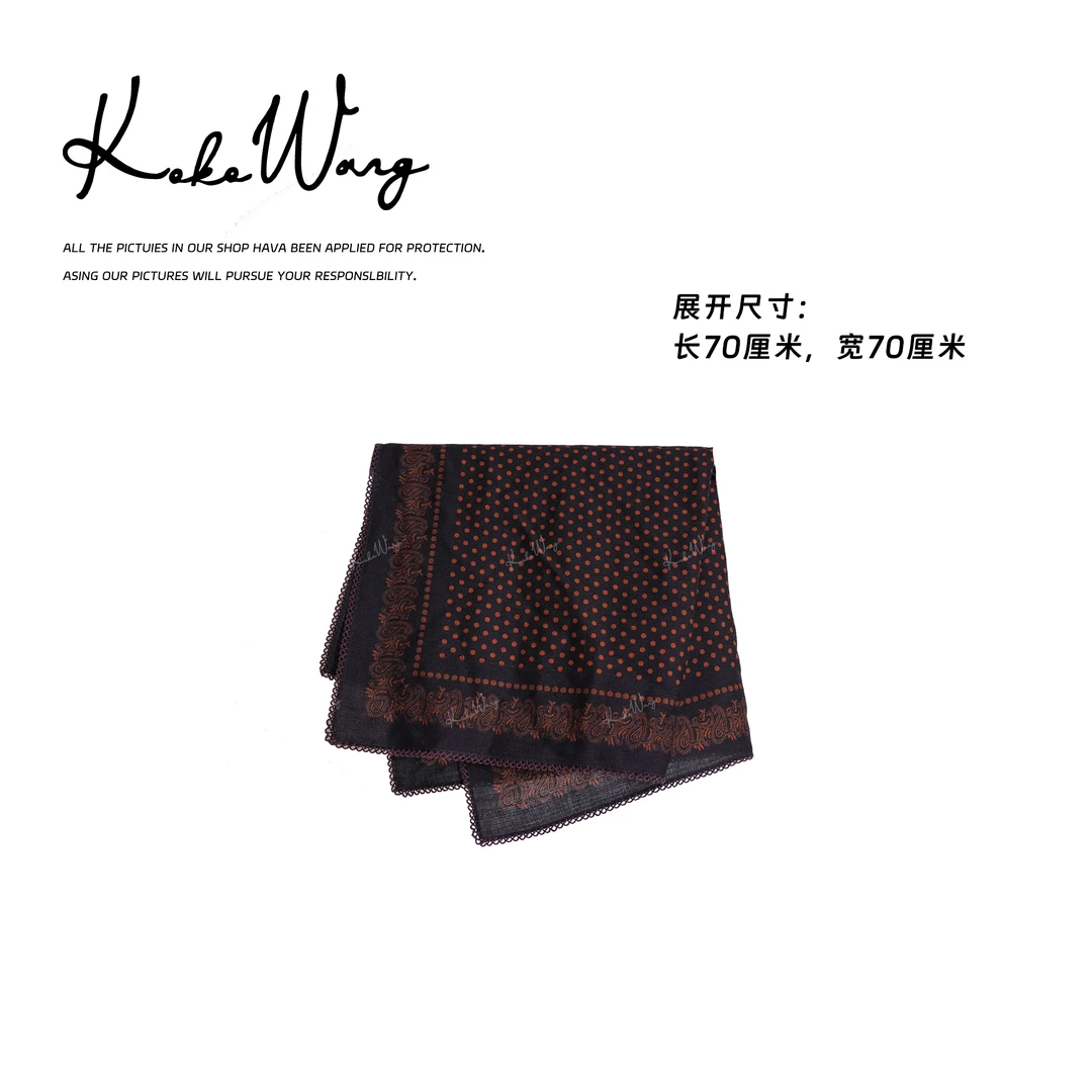 KOKO WANG秋冬新款时尚气质羊毛真丝混纺围巾披肩X6835H20S01