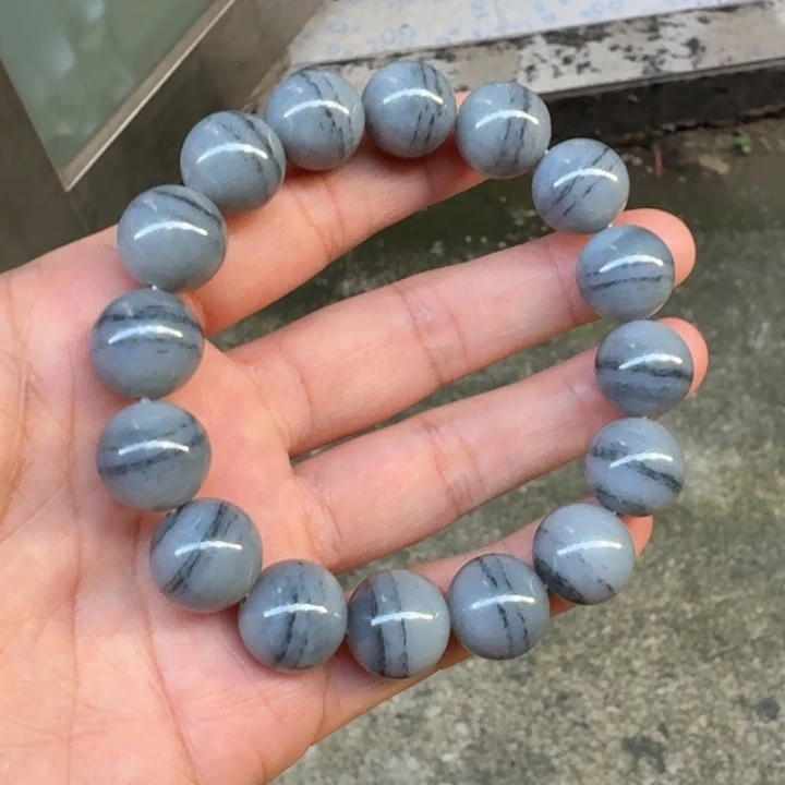 和田玉未镶嵌颈饰青花籽14