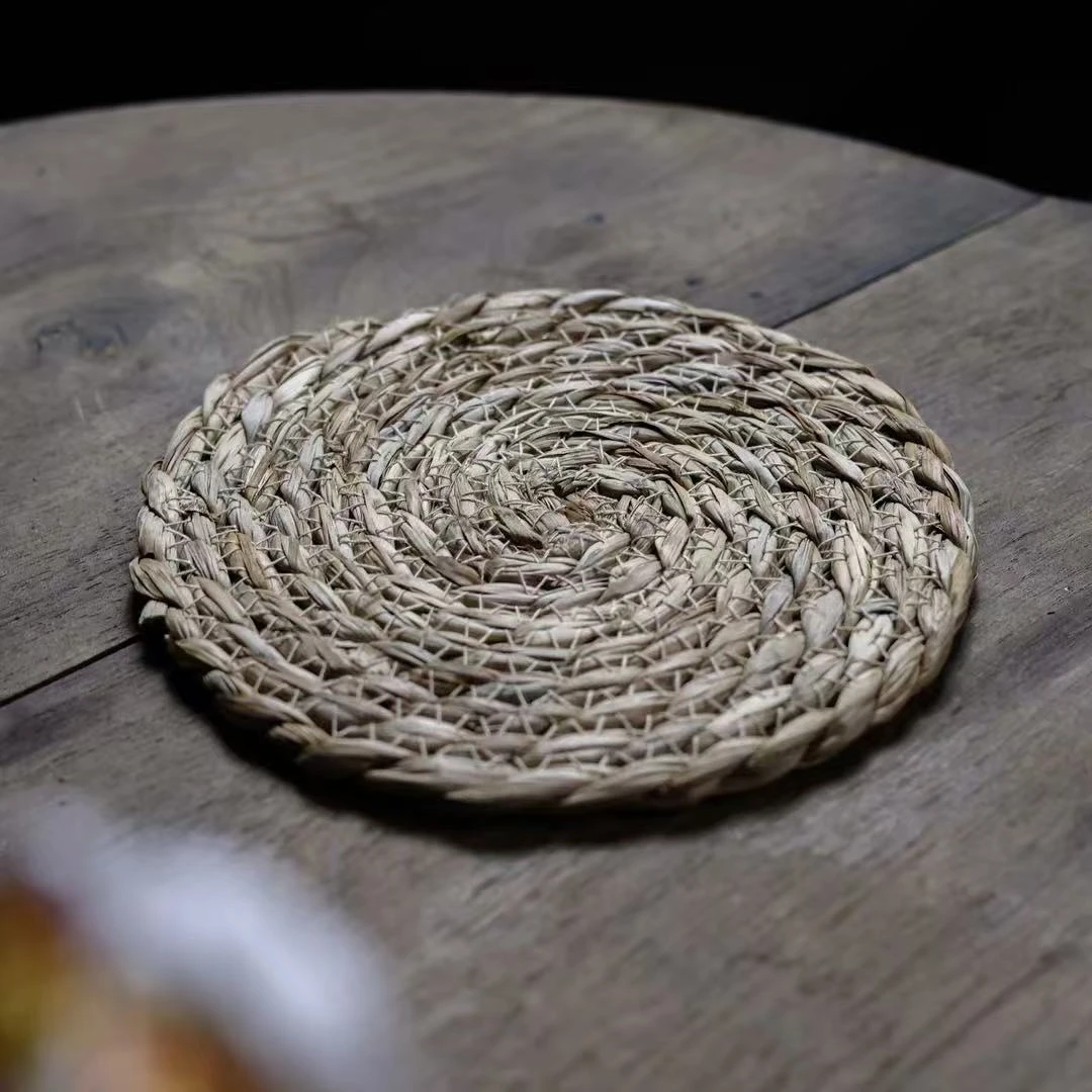 【本朴造物】 草垫 杯垫 隔热垫 茶道零配(秋本朴堂0001)