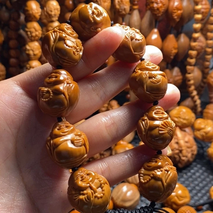 吊坠橄榄核灯泡弥勒