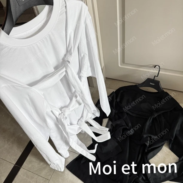 【Moi et mon】春季新款小众设计感显瘦长袖卫衣时尚不规则宽松上衣