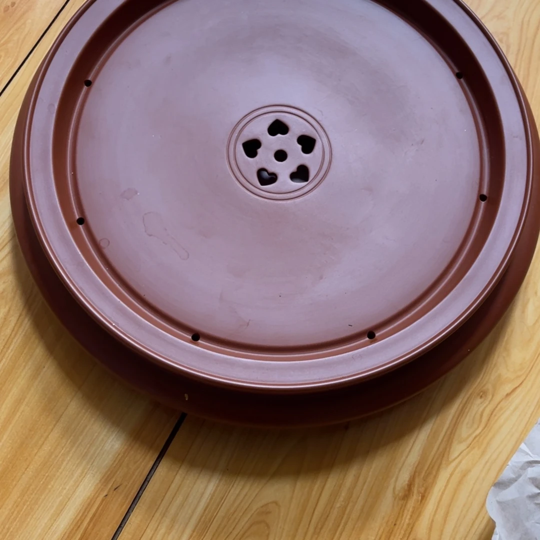 熊***顿茶壶朱泥12寸红桃心