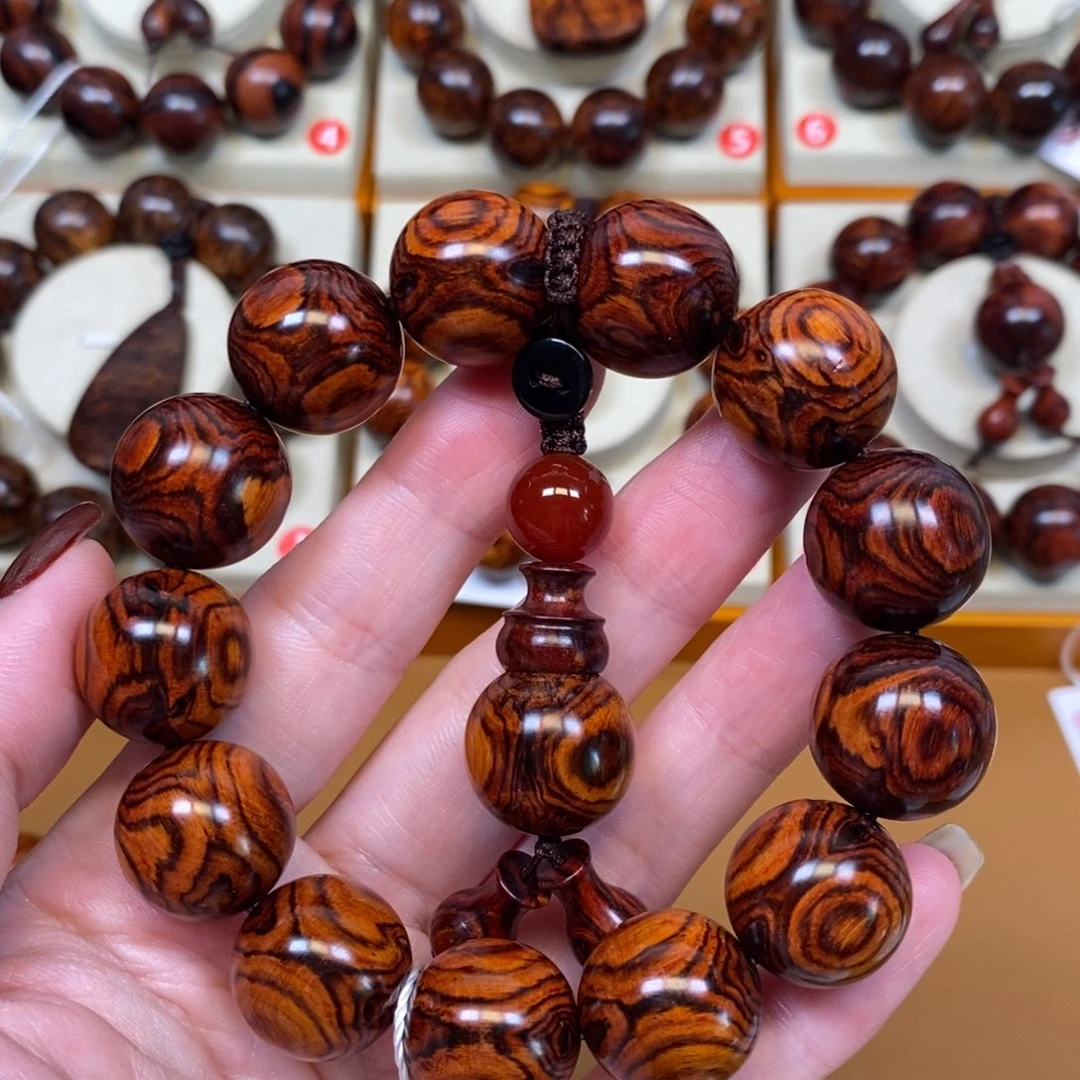 天***福黄花梨/降香黄檀手串/手链海南黄花梨1.8