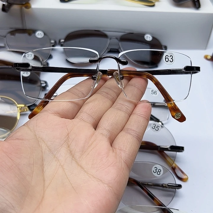 无框款商务白水晶编号63