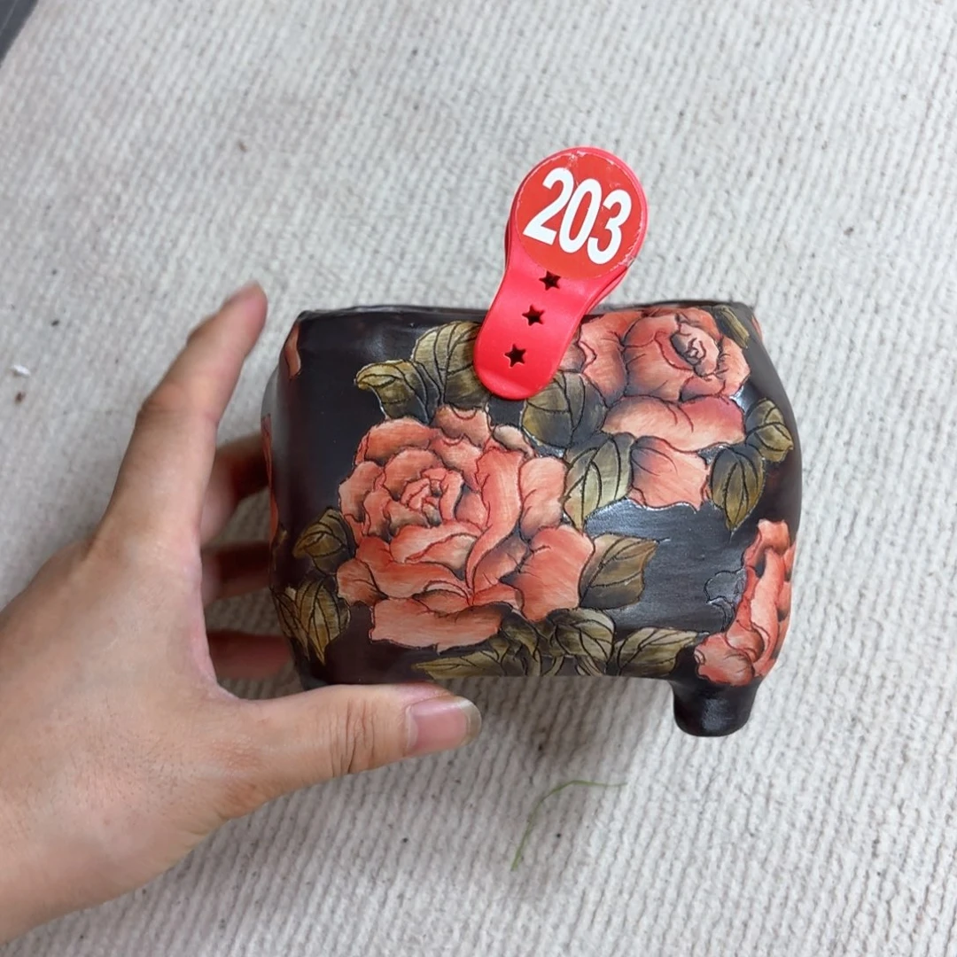 @***羊陶瓷多肉花盆精品