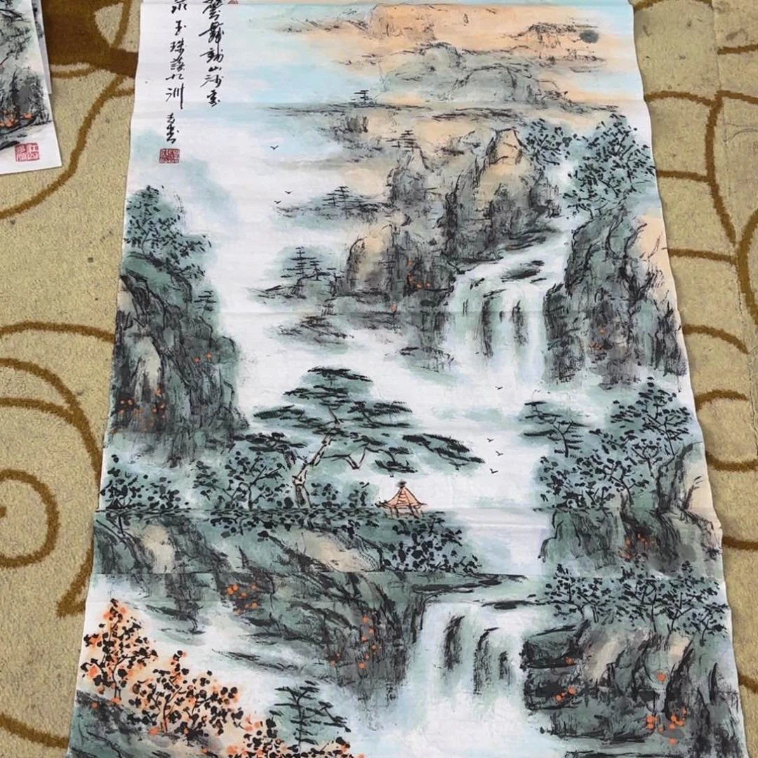 国画杨志杰四尺山水艺