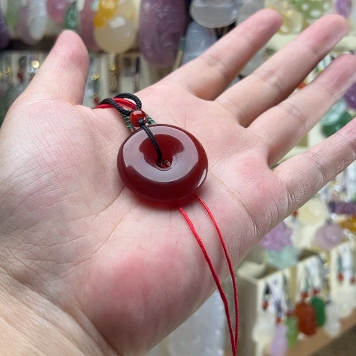 玛瑙/玉髓颈饰未镶嵌黄*