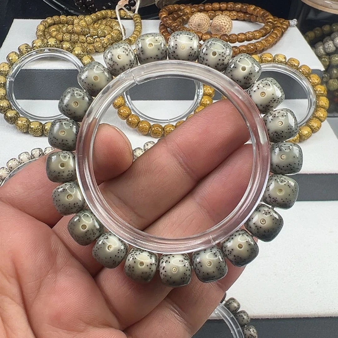 星月菩提手串大*石玉料11×10