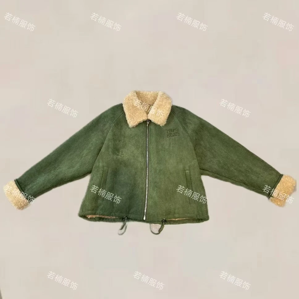 【若楠服饰】冬季新款Miu系毛毛时尚外套99690