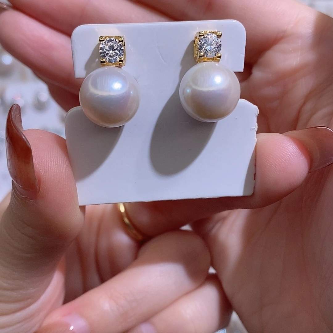 耳饰淡水珍珠未镶嵌w11.6