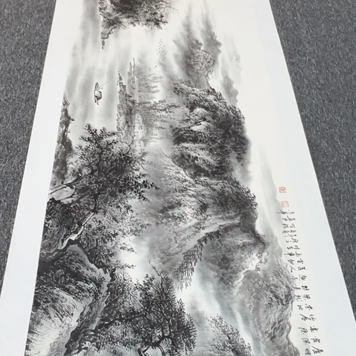 手绘作品全场放大漏