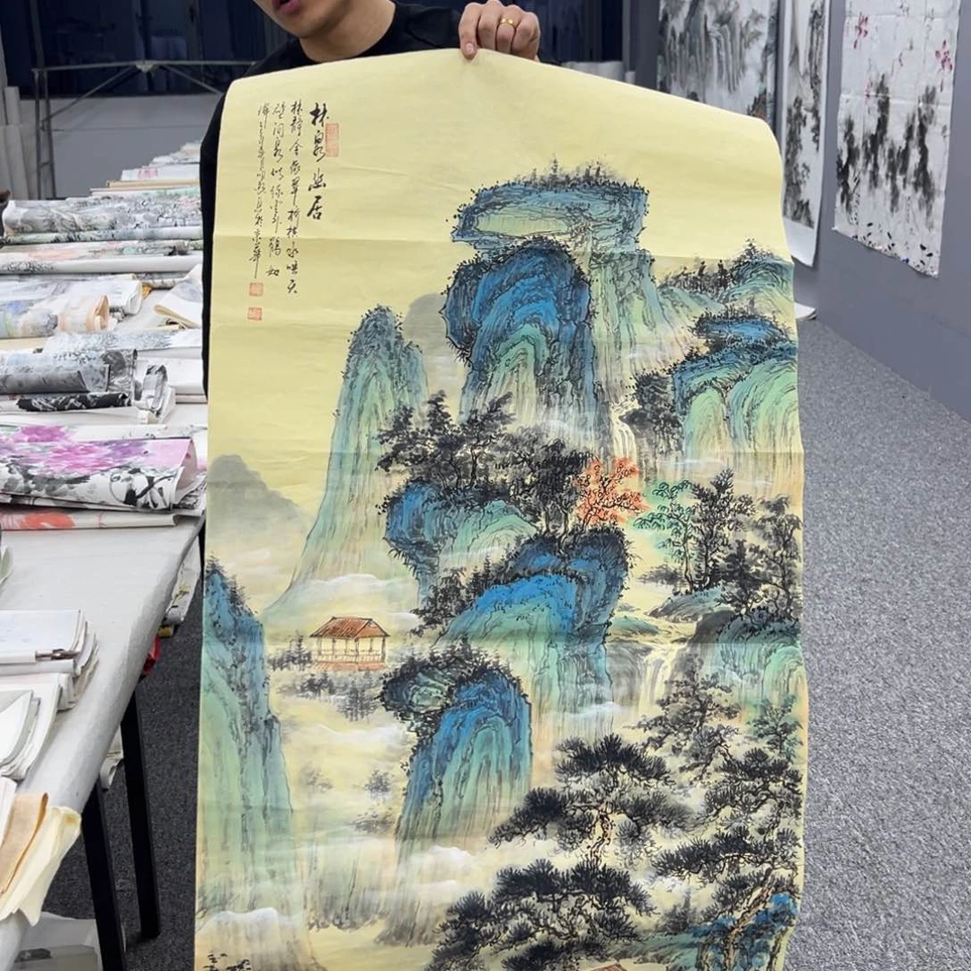 国画纯手绘字画宣纸