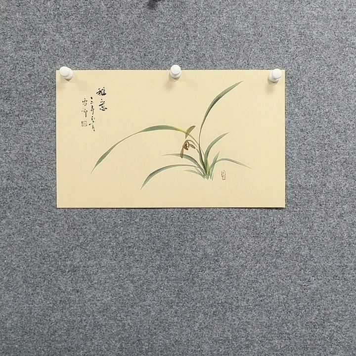 国画郎淑坤雅意兰花