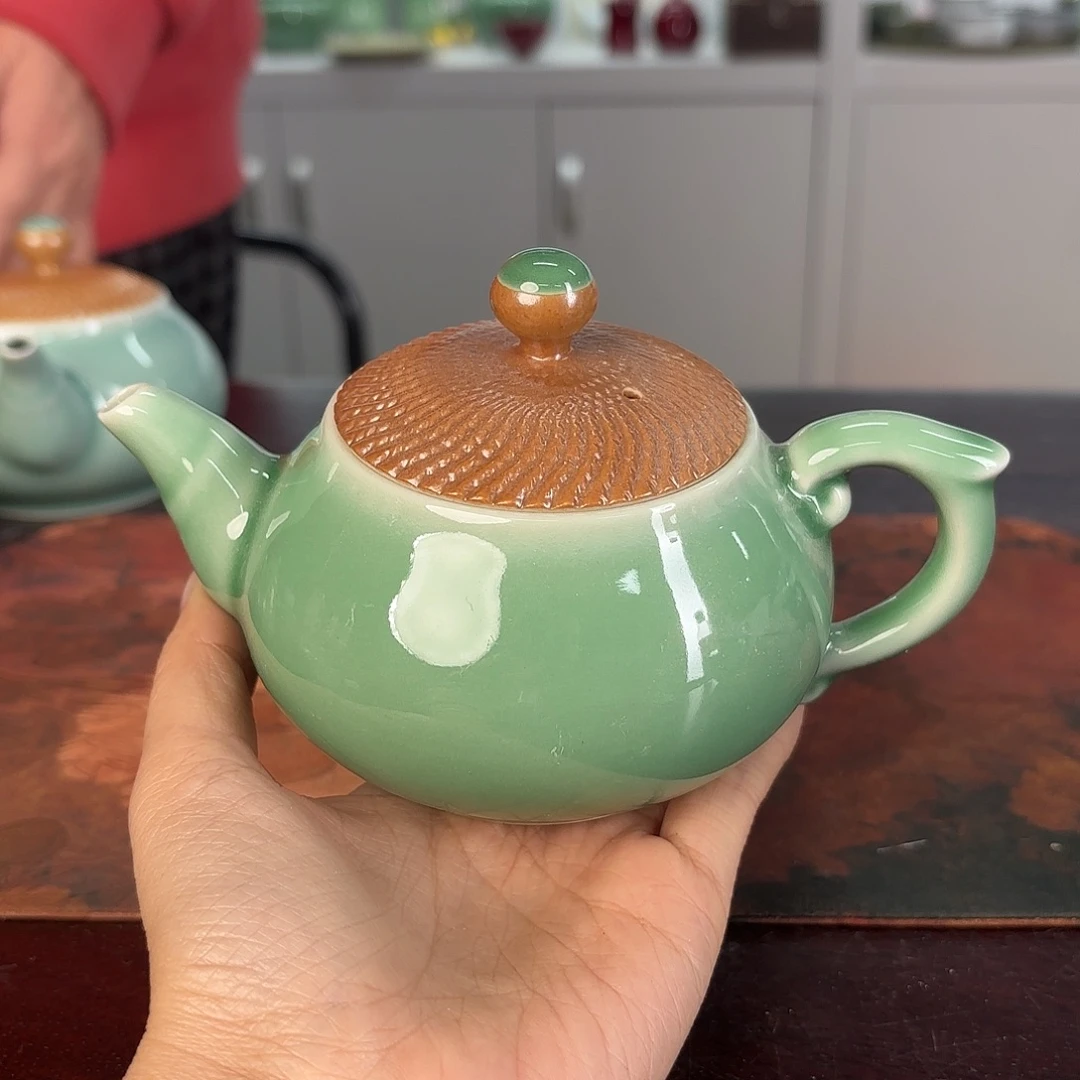 龙泉云间青瓷小米茶器