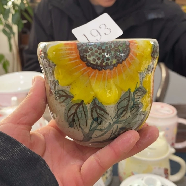 杯景德镇釉下彩手绘