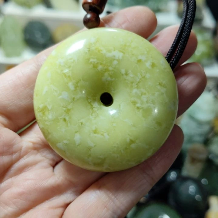 岫玉平安扣未镶嵌