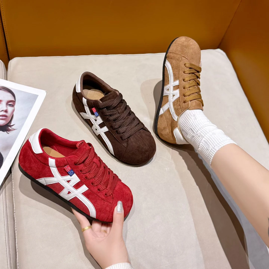 复古软底德训鞋女款2025秋季新款时尚休闲鞋防滑女鞋休闲鞋女