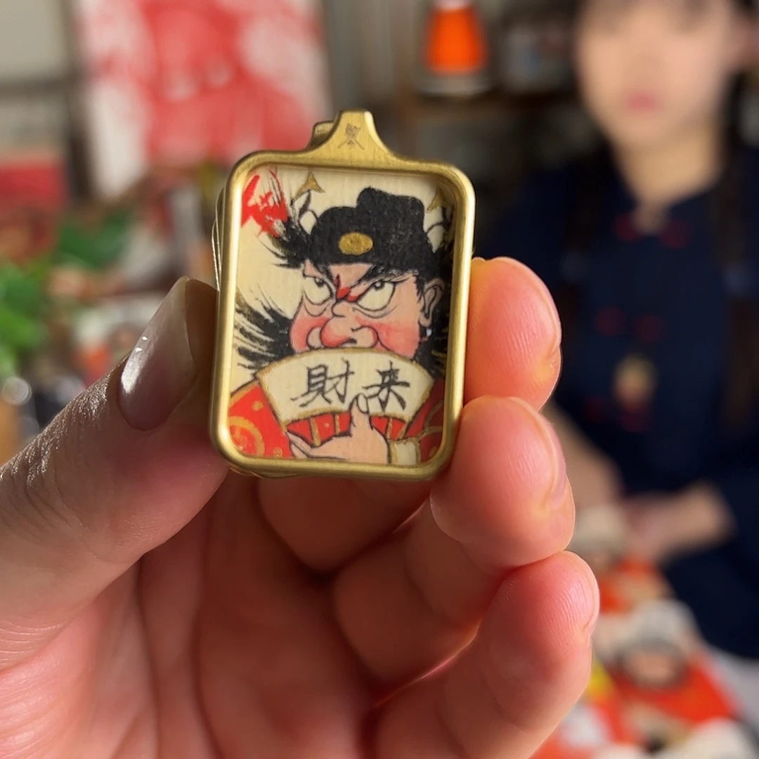 山***说纯手绘钟馗文创画