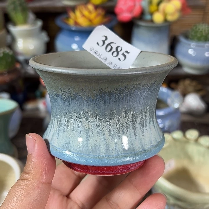 口7.5 手工花盆满30包邮