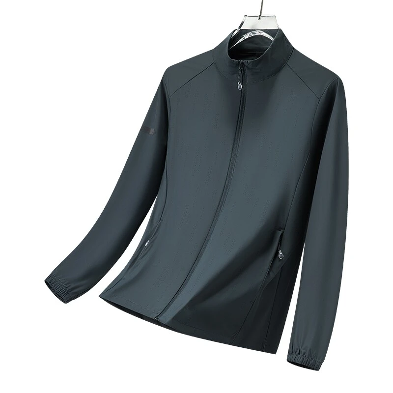 男士男款冰丝防晒外套夏季行政时尚气质百搭透气薄款防晒服男上衣
